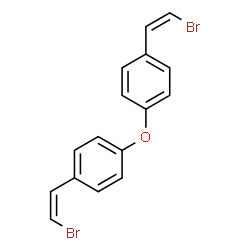 ChemSpider 2D Image | 1,1'-Oxybis{4-[(Z)-2-bromovinyl]benzene} | C16H12Br2O