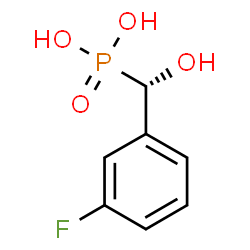 ChemSpider 2D Image | [(S)-(3-Fluorophenyl)(hydroxy)methyl]phosphonic acid | C7H8FO4P