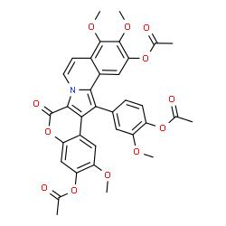 ChemSpider 2D Image | lamellarin-theta | C35H29NO12