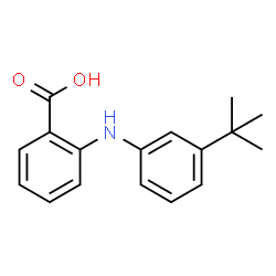 ChemSpider 2D Image | N-(3-tert-Butylphenyl)anthranilic acid | C17H19NO2