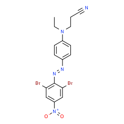 ChemSpider 2D Image | Disperse Orange 61 | C17H15Br2N5O2