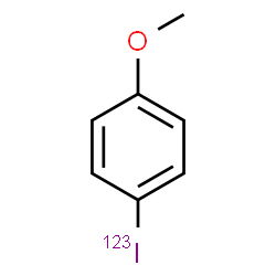 ChemSpider 2D Image | 1-(~123~I)Iodo-4-methoxybenzene | C7H7123IO