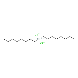 ChemSpider 2D Image | Dichlorodioctyltin | C16H34Cl2Sn