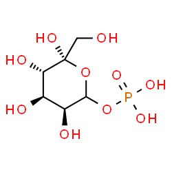ChemSpider 2D Image | (3S,4R,5S,6R)-3,4,5,6-Tetrahydroxy-6-(hydroxymethyl)tetrahydro-2H-pyran-2-yl dihydrogen phosphate | C6H13O10P
