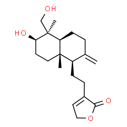 ChemSpider 2D Image | Deoxyandrographolide | C20H30O4