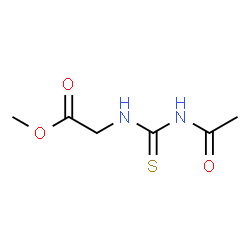 ChemSpider 2D Image | Methyl N-(acetylcarbamothioyl)glycinate | C6H10N2O3S