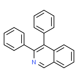 ChemSpider 2D Image | 3,4-Diphenylisoquinoline | C21H15N