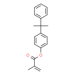 ChemSpider 2D Image | 4-Cumylphenyl methacrylate | C19H20O2