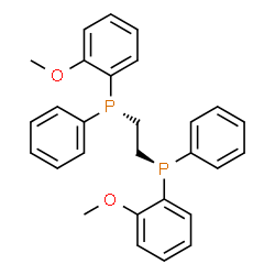 ChemSpider 2D Image | (S,R)-1,2-Ethanediylbis[(2-methoxyphenyl)(phenyl)phosphine] | C28H28O2P2