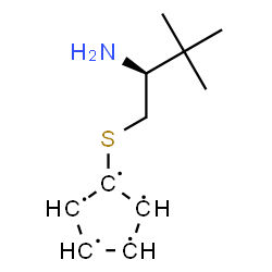 ChemSpider 2D Image | 1-{[(2S)-2-Amino-3,3-dimethylbutyl]sulfanyl}-1,2,3,4,5-cyclopentanepentayl | C11H18NS