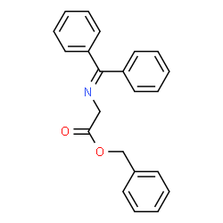 ChemSpider 2D Image | Benzyl N-(diphenylmethylene)glycinate | C22H19NO2