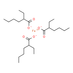 ChemSpider 2D Image | Iron(III)-2-ethylhexanoate | C24H45FeO6