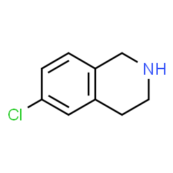 ChemSpider 2D Image | 6-Chloro-1,2,3,4-tetrahydroisoquinoline | C9H10ClN