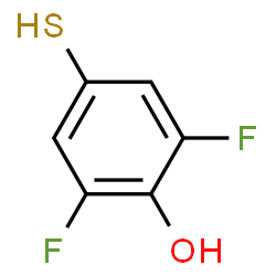 ChemSpider 2D Image | 2,6-Difluoro-4-sulfanylphenol | C6H4F2OS