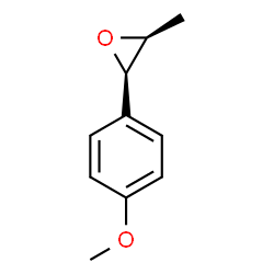 ChemSpider 2D Image | (2R,3S)-2-(4-Methoxyphenyl)-3-methyloxirane | C10H12O2