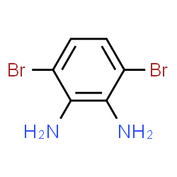 ChemSpider 2D Image | 3,6-Dibromo-1,2-benzenediamine | C6H6Br2N2