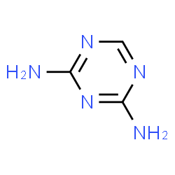 ChemSpider 2D Image | 1,3,5-Triazine-2,4-diamine | C3H5N5