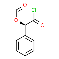 ChemSpider 2D Image | O-Formyl-D-mandeloyl Chloride | C9H7ClO3