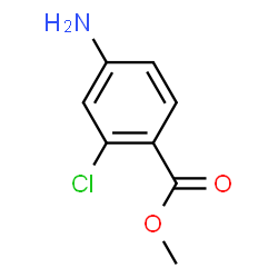 ChemSpider 2D Image | Methyl 4-amino-2-chlorobenzoate | C8H8ClNO2
