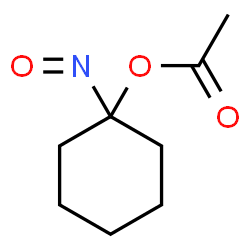 ChemSpider 2D Image | 1-Nitrosocyclohexyl acetate | C8H13NO3
