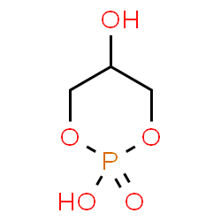 ChemSpider 2D Image | 1,3,2-Dioxaphosphinane-2,5-diol 2-oxide | C3H7O5P