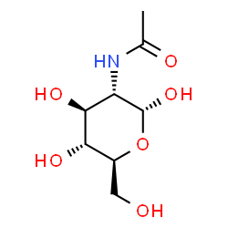 ChemSpider 2D Image | 2-Acetamido-2-deoxy-alpha-L-glucopyranose | C8H15NO6