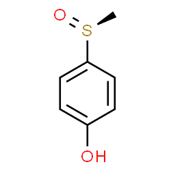 ChemSpider 2D Image | 4-[(S)-Methylsulfinyl]phenol | C7H8O2S