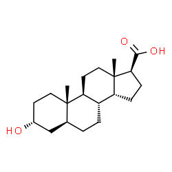 ChemSpider 2D Image | (3alpha,5alpha,14beta,17beta)-3-Hydroxyandrostane-17-carboxylic acid | C20H32O3