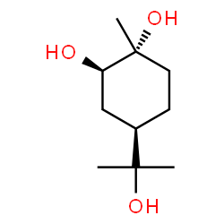 ChemSpider 2D Image | (1R,2R,4R)-4-(2-Hydroxy-2-propanyl)-1-methyl-1,2-cyclohexanediol | C10H20O3