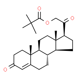 ChemSpider 2D Image | Desoxycorticosterone Pivalate | C26H38O4
