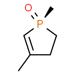 ChemSpider 2D Image | (1R)-1,4-Dimethyl-2,3-dihydro-1H-phosphole 1-oxide | C6H11OP