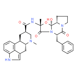 ChemSpider 2D Image | dihydroergotamine | C33H37N5O5