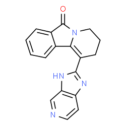 ChemSpider 2D Image | 1-(3H-Imidazo[4,5-c]pyridin-2-yl)-3,4-dihydropyrido[2,1-a]isoindol-6(2H)-one | C18H14N4O