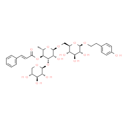 ChemSpider 2D Image | 4'-Cinnamoylmussatioside | C34H44O16