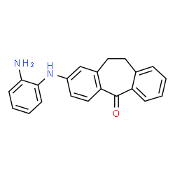 ChemSpider 2D Image | 2-amino-phenylamino-dibenzosuberone | C21H18N2O