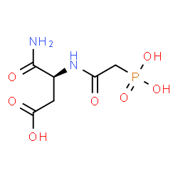 ChemSpider 2D Image | N~2~-(Phosphonoacetyl)-L-alpha-asparagine | C6H11N2O7P