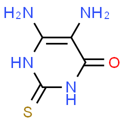 ChemSpider 2D Image | 5,6-Diamino-2-thiouracil | C4H6N4OS