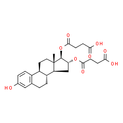 ChemSpider 2D Image | estriol succinate | C26H32O9