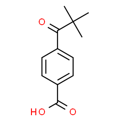 ChemSpider 2D Image | 4-(2,2-Dimethylpropanoyl)benzoic acid | C12H14O3