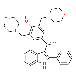 ChemSpider 2D Image | HWL-12 | C31H33N3O4