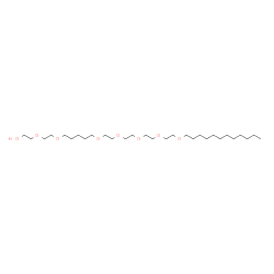 ChemSpider 2D Image | 3,6,12,15,18,21,24-Heptaoxahexatriacontan-1-ol | C29H60O8