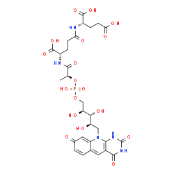 ChemSpider 2D Image | (3S,8S,11S,16S,17R,18R)-13,16,17,18-Tetrahydroxy-11-methyl-5,10-dioxo-19-(2,4,8-trioxo-1,3,4,8-tetrahydropyrimido[4,5-b]quinolin-10(2H)-yl)-12,14-dioxa-4,9-diaza-13-phosphanonadecane-1,3,8-tricarboxyl
ic acid 13-oxide | C29H36N5O18P