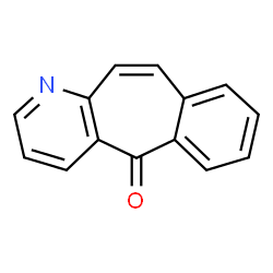 ChemSpider 2D Image | 5H-Benzo[4,5]cyclohepta[1,2-b]pyridin-5-one | C14H9NO
