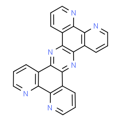 ChemSpider 2D Image | tetrapyrido[3,2-a:2′,3′-c:3″,2″-h:2‴,3‴-j]phenazine | C24H12N6