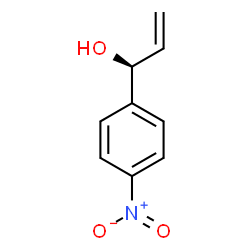 ChemSpider 2D Image | (1S)-1-(4-Nitrophenyl)-2-propen-1-ol | C9H9NO3
