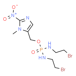 ChemSpider 2D Image | evofosfamide | C9H16Br2N5O4P