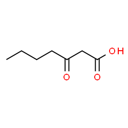 ChemSpider 2D Image | 3-Oxoheptanoic acid | C7H12O3