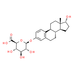 ChemSpider 2D Image | 17alpha-estradiol 3-glucosiduronic acid | C24H32O8