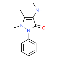 ChemSpider 2D Image | Noramidopyrine | C12H15N3O