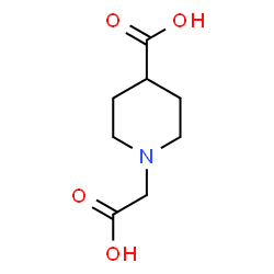 ChemSpider 2D Image | 1-(Carboxymethyl)-4-piperidinecarboxylic acid | C8H13NO4